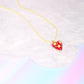 Glass + Enamel Bauble Heart Star Necklace Necklaces mure + grand 