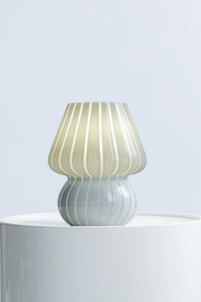 Glass Mushroom Mini Table Lamp Humber 