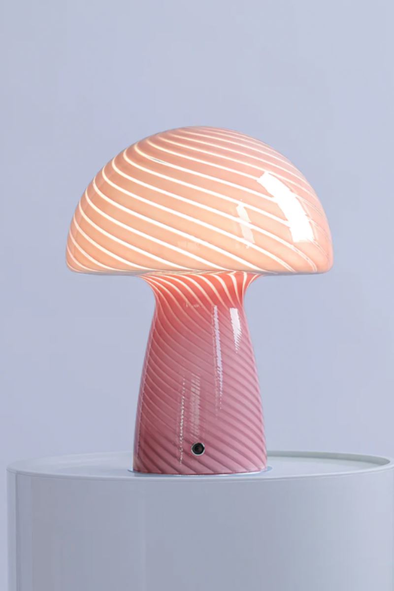 Glass Mushroom Table Lamp Humber 
