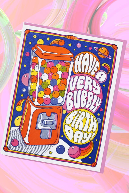 Have A Very Bubbly Birthday Greeting Card Greeting & Note Cards Lucky Horse Press 