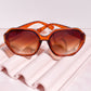 Haven Oversize Framed Sunglasses Sunglasses Mulberry & Grand Downtown Brown 