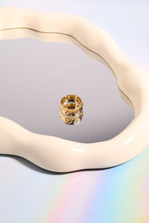 Hearts A Glow Stacking Ring