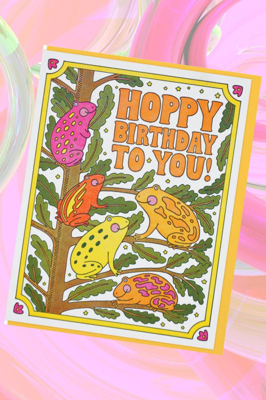 Hoppy Birthday To You Greeting Card Greeting & Note Cards Lucky Horse Press 