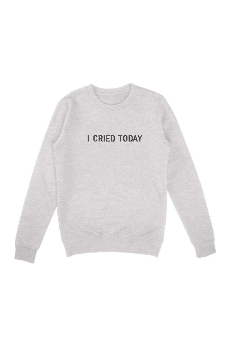 I Cried Today Embroidered Sweatshirt