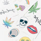 Inked by Dani The Good Vibes Tattoo Pack Temporary Tattoos Inked by Dani 