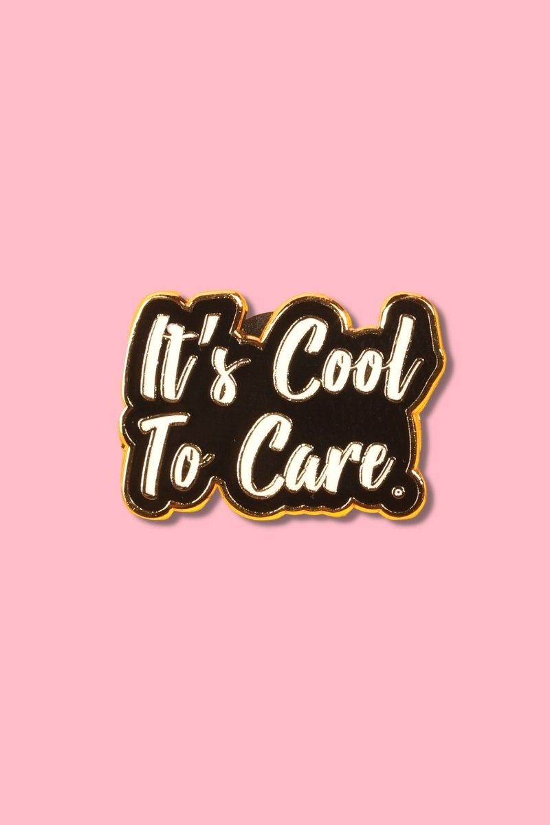 It's Cool To Care Enamel Pin Enamel Pin Patches & Pins 