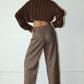 Jora Brown Plaid Trousers Clothing Bailey Rose 