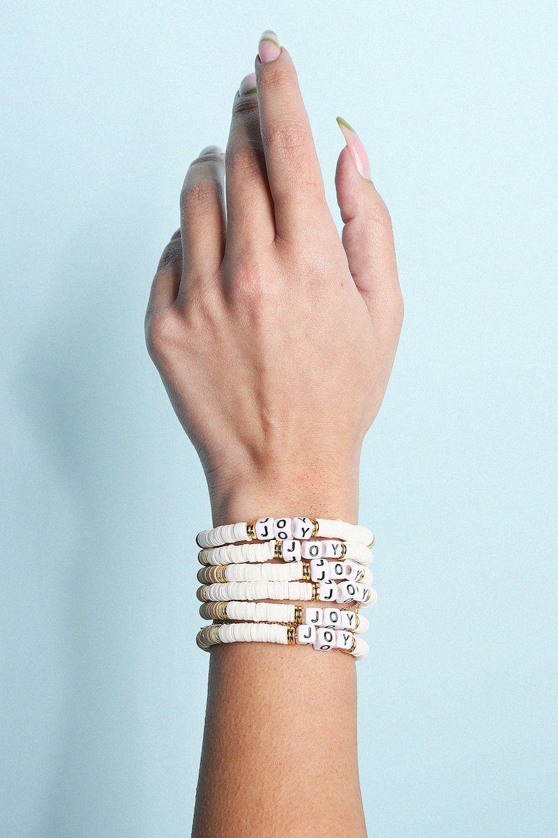 Joy Inspirational Beaded BraceletMure + Grand