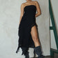 Kailey Mesh Cascade Ruffle Dress Clothing Bailey Rose 