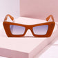 Kumsal Square Frame Sunglasses Sunglasses mure + grand Brown/Blue 