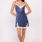 Lace Trim Slip Dress Clothing Sky to Moon 