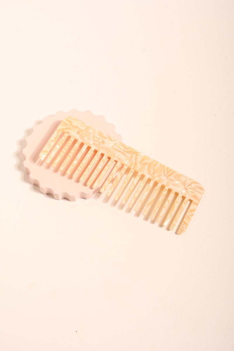 Large Hair Comb Hair Accessory Mulberry & Grand Pearl 