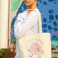 Let's Talk Over a Glass of Oat Milk Canvas Tote Bag Canvas Tote Bag Mure + Grand 