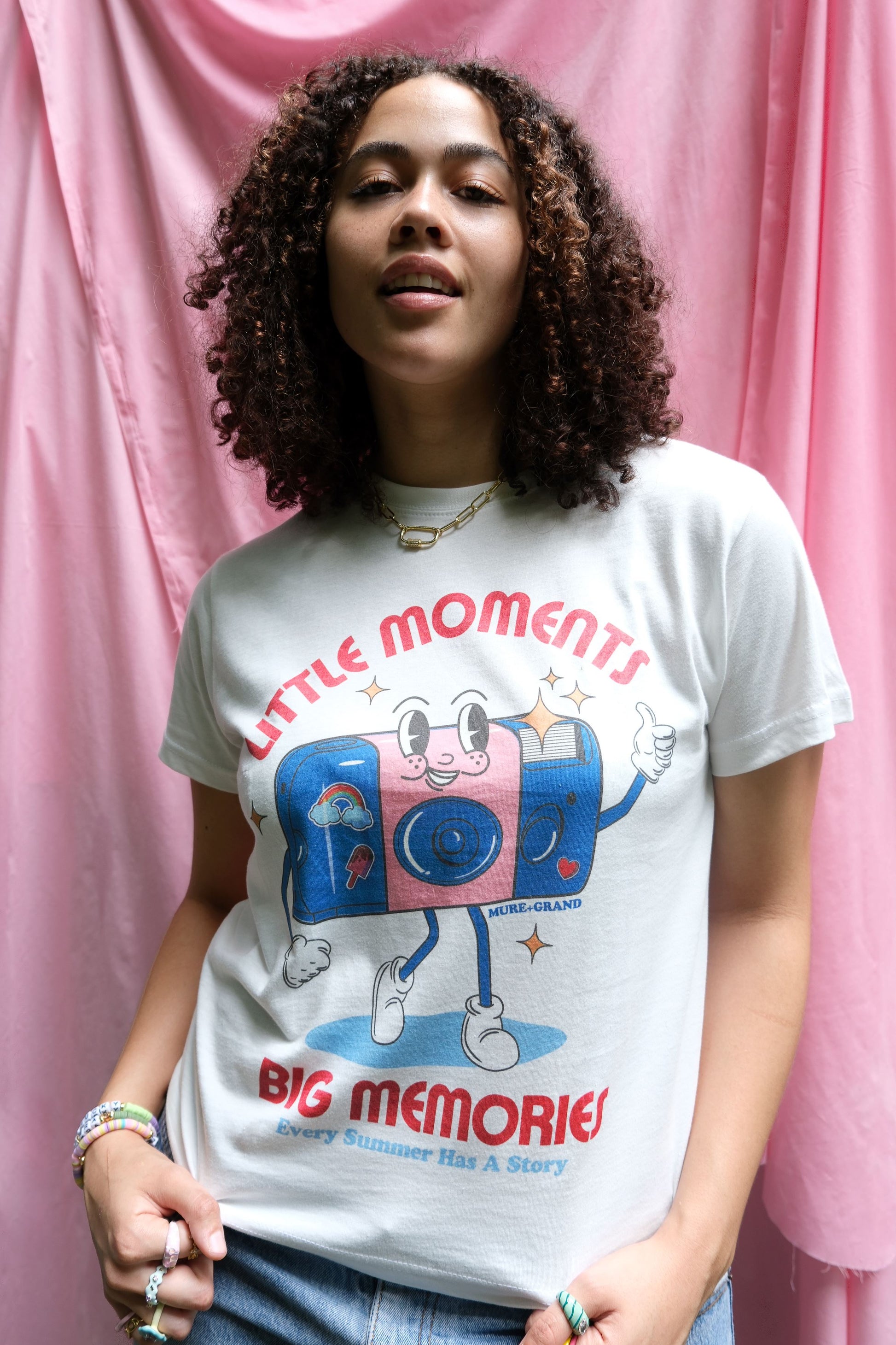 Little Moments Big Memories Graphic T-Shirt t-shirt mure + grand 