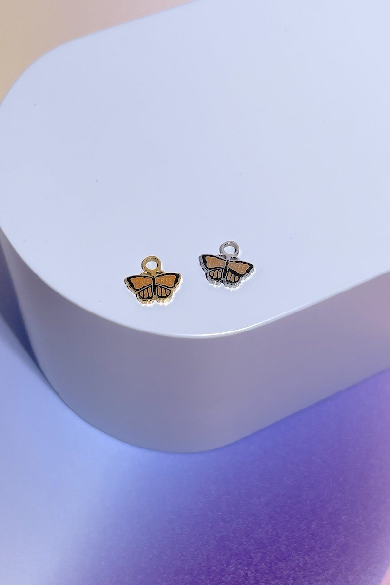 Live Free Butterfly Enamel Dangle CharmMure + Grand