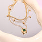 Lockbox Layered Pendant Necklace Necklaces mure + grand 