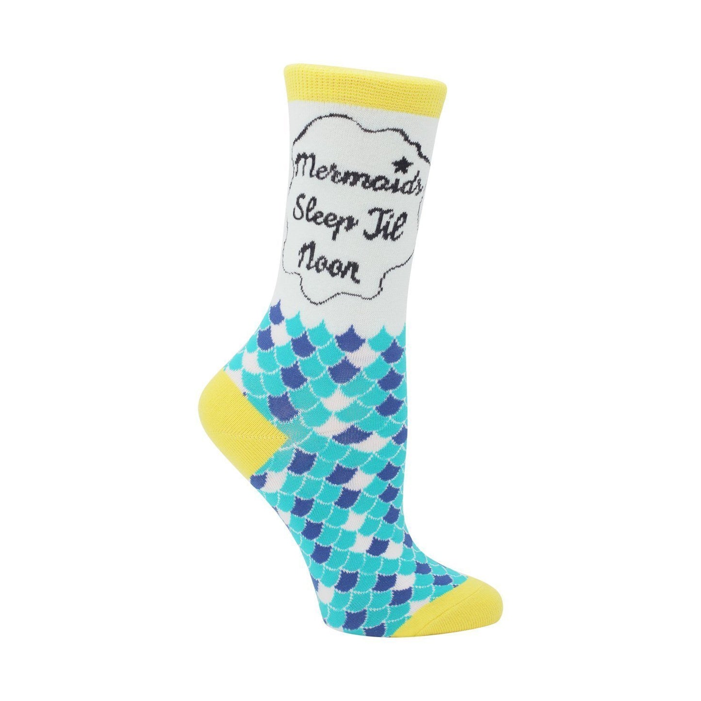 Mermaids Sleep Till Noon Socks