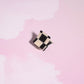 Mini Checkered Claw Clip Hair Accessory mure + grand Black 