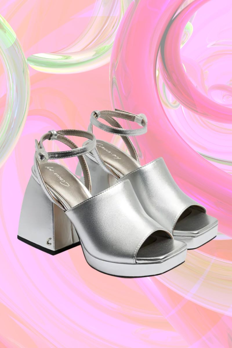 Miranda Metallic Heel Shoes Circus by Sam Eldman 