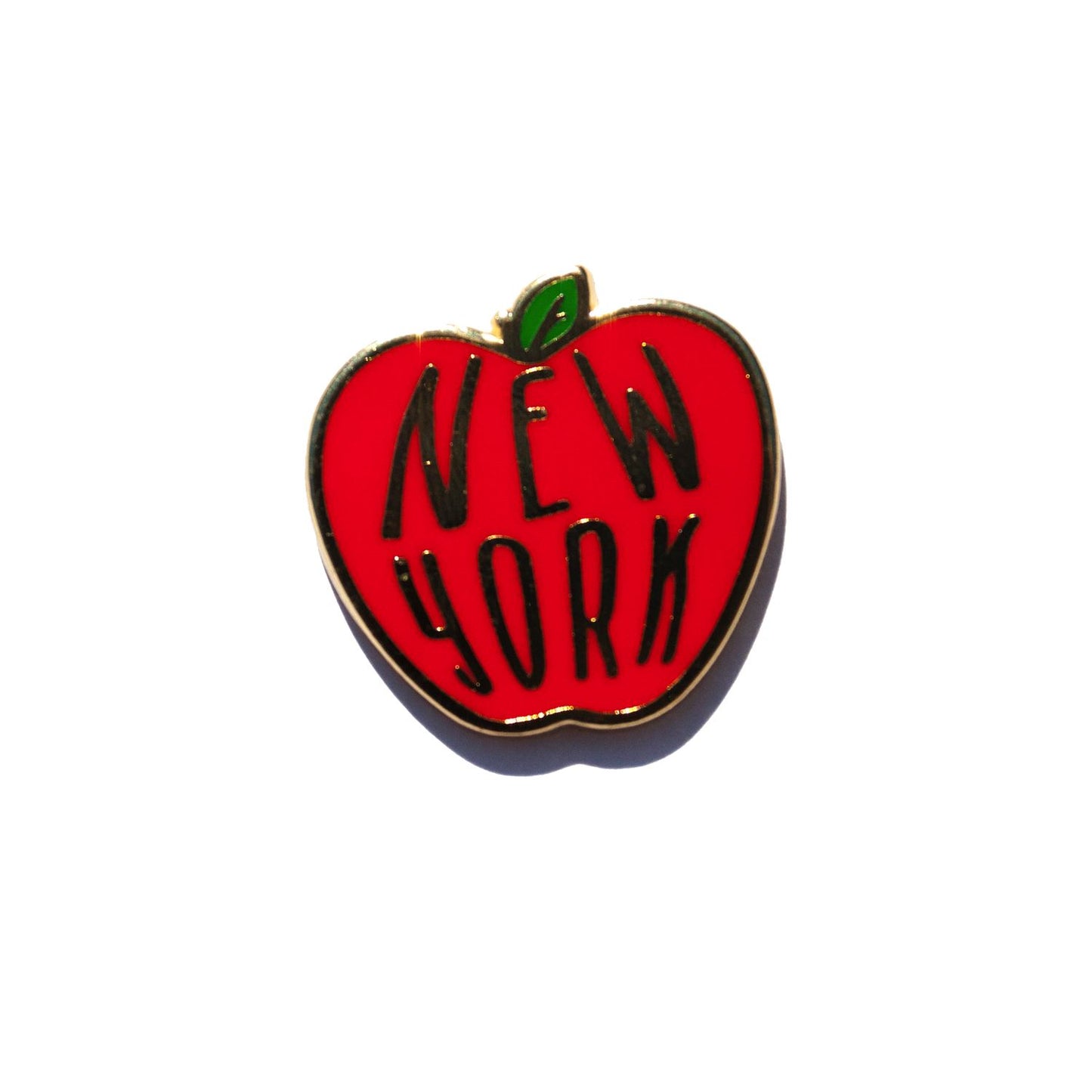 New York Apple Enamel Pin Enamel Pin Patches & Pins 