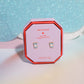 New York Coffee Cup Enamel Charm Stud Earrings Earrings Mure + Grand 