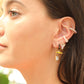 New York Pizza Sterling Silver Stud Earrings Earrings Mure + Grand 