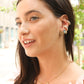 New York Pretzel Enamel Charm Stud Earrings Earrings Mure + Grand 