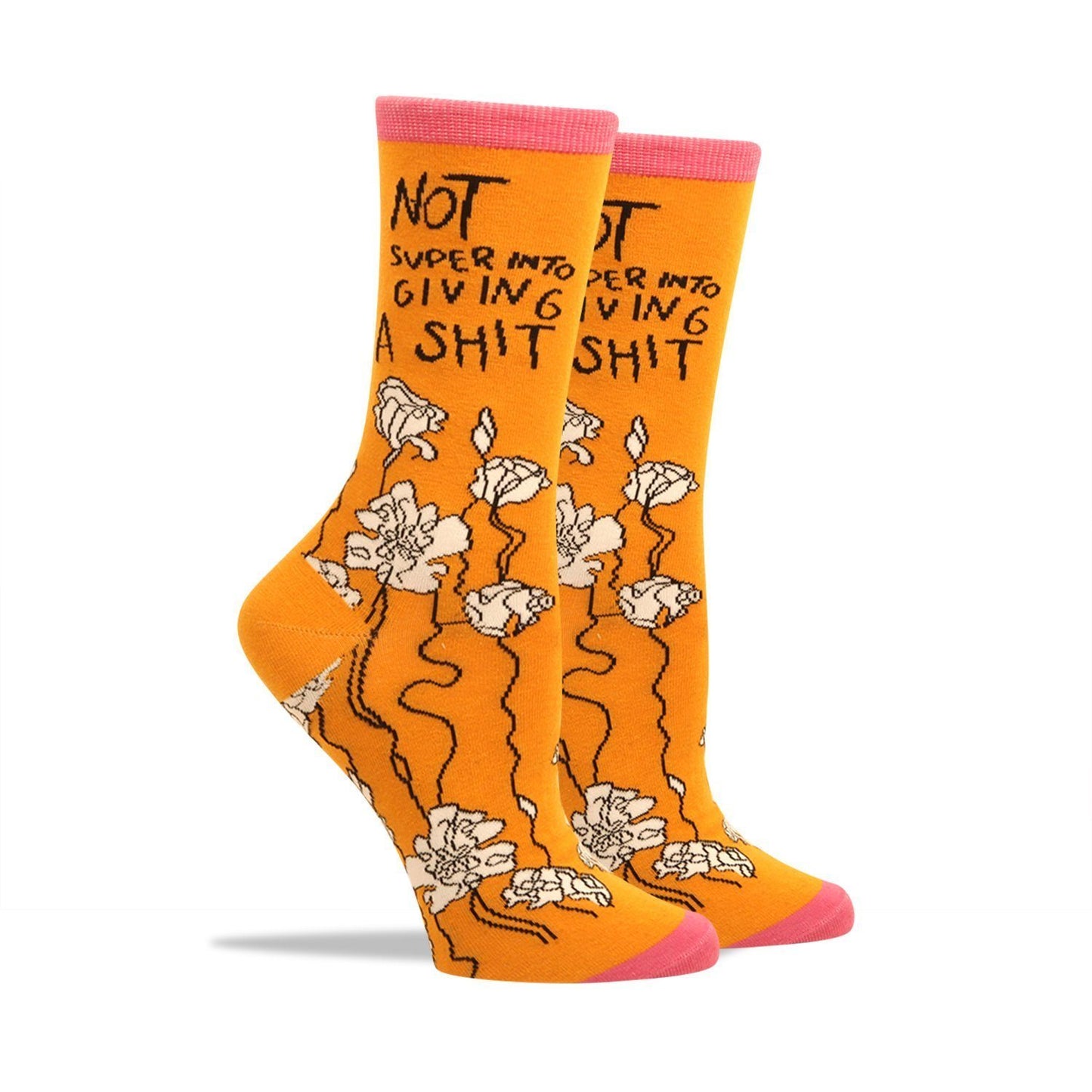 Not Super Into Giving a Shit Socks