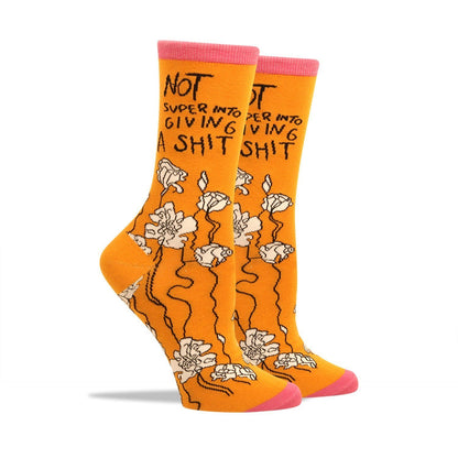 Not Super Into Giving a Shit Socks