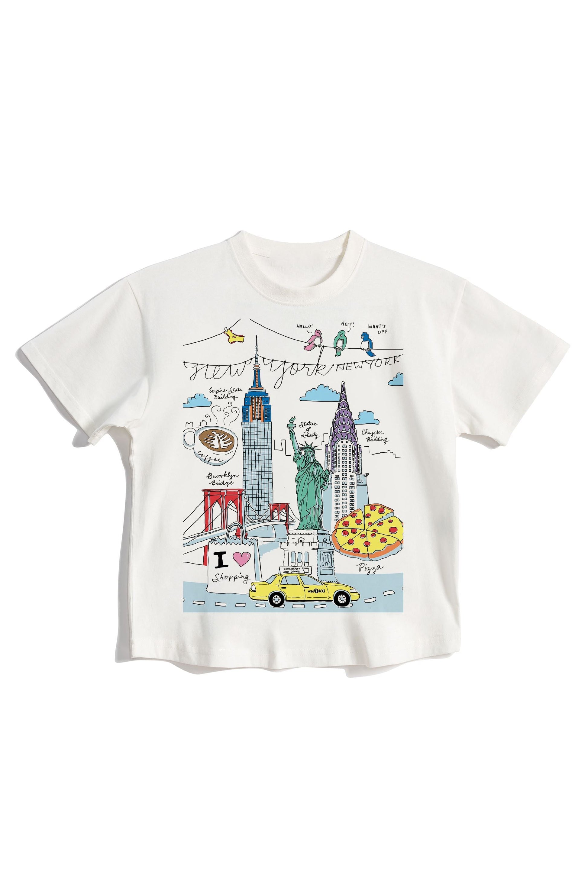NY Illustration Tshirt t-shirt Mulberry & Grand 
