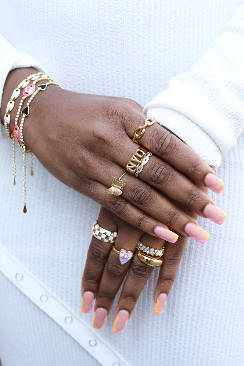 NYC Signet Stacking Ring Rings Mure + Grand 