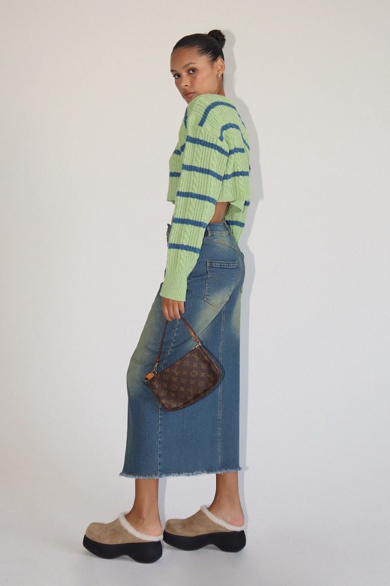 Mure + Grand Bailey Rose Striped Sweater