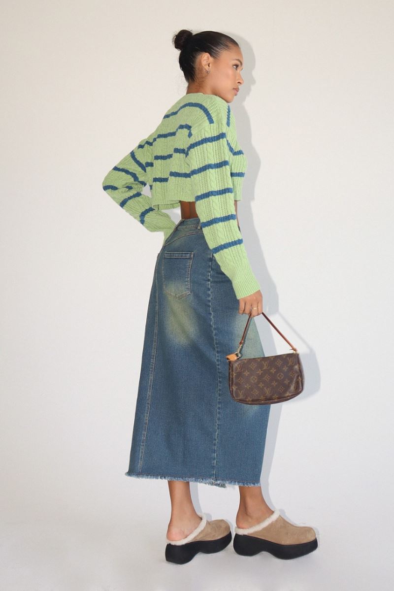 Mure + Grand Bailey Rose Striped Sweater