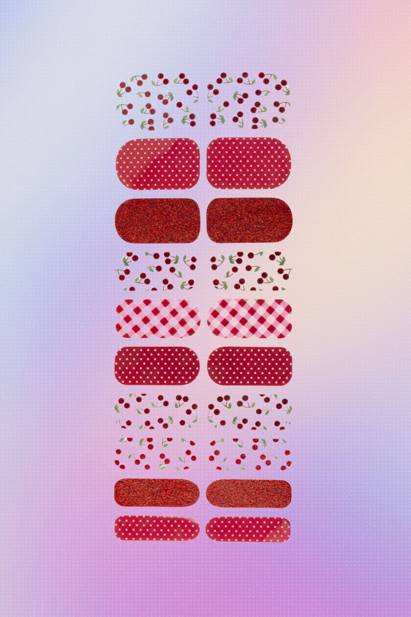 Paintlab Cherry Girl Nail Wrap paintlab 