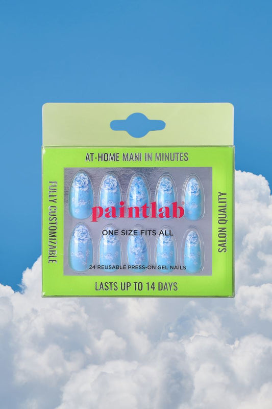 Paintlab Positano Blue Press on Nails Beauty paintlab 