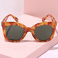 Paloma Oversize Frame Sunglasses Sunglasses Mure + Grand Light Brown Tortoise/Green 