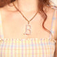 Pearl Initial Necklace Necklace Mulberry & Grand B 