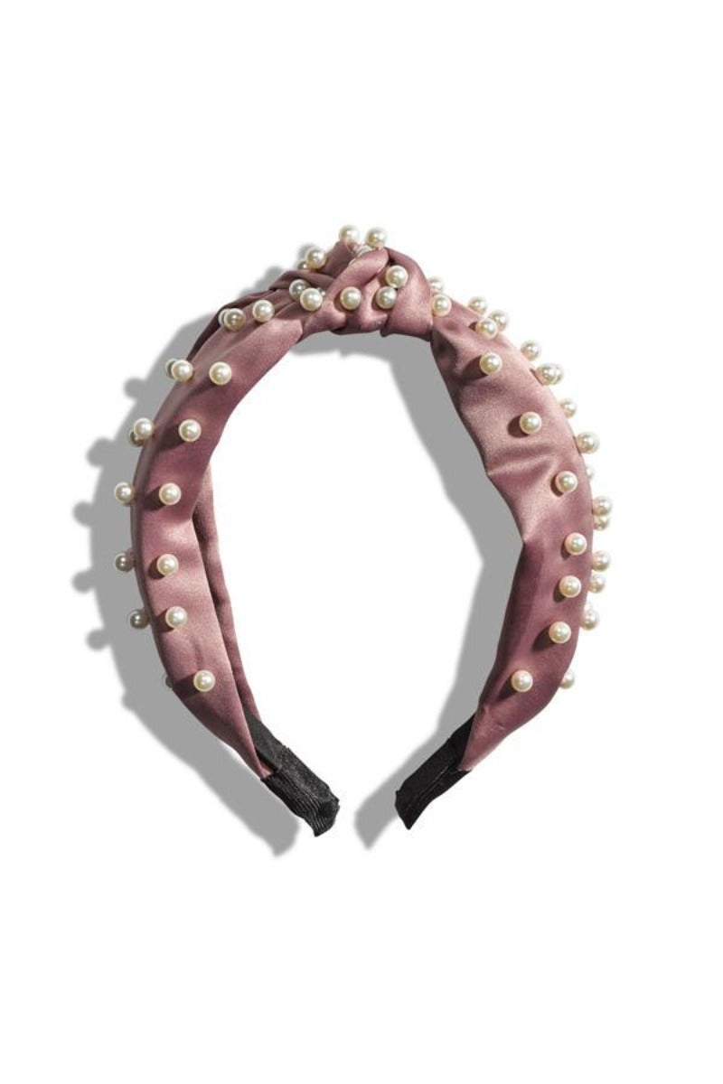 Pearl Satin Headband