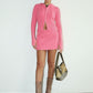 Pink Garment Washed Mini Skirt Clothing Bailey Rose 