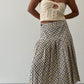 Plaid Pleated Midi Skirt Clothing Et Clet 