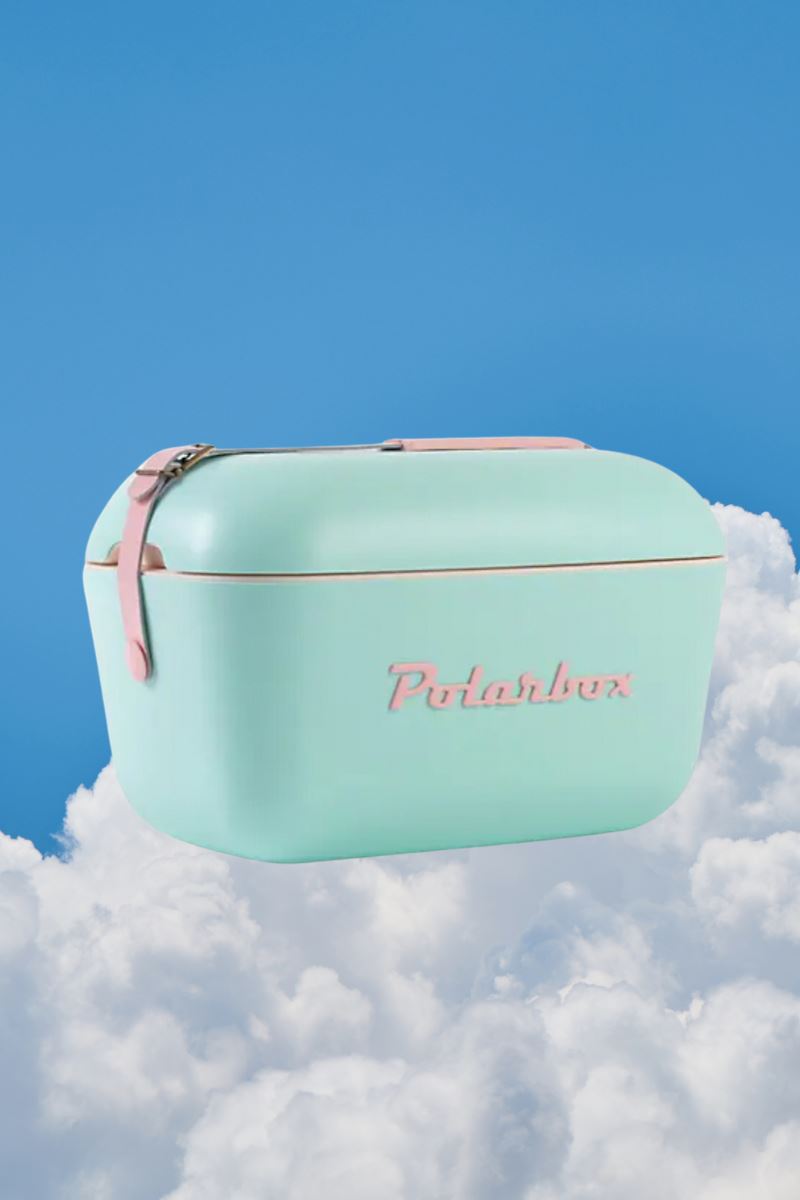 Polarbox Portable Cooler Bags mure + grand Cyan Baby Rose 