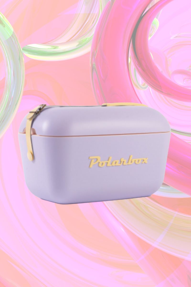 Polarbox Portable Cooler Bags Mure + Grand Lilac Yellow 