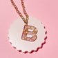 Pressed Flower Initial Necklace Necklace Mure + Grand B 