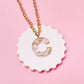 Pressed Flower Initial Necklace Necklace Mure + Grand O 