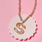 Pressed Flower Initial Necklace Necklace Mure + Grand S 