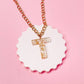 Pressed Flower Initial Necklace Necklace Mure + Grand T 