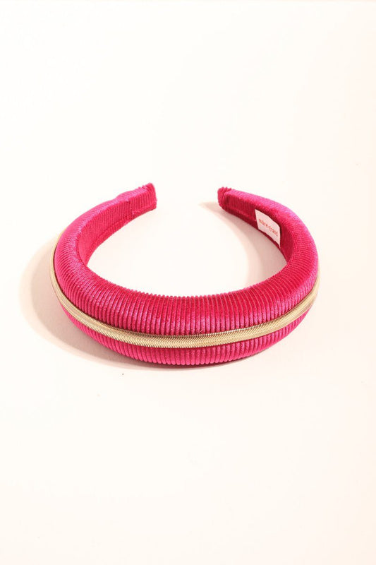 Proud in Pink Snake Chain Link Headband Hair Accessory Mulberry & Grand 
