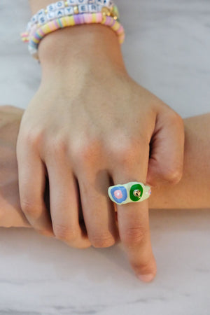 Quinn Painted Stacking Ring