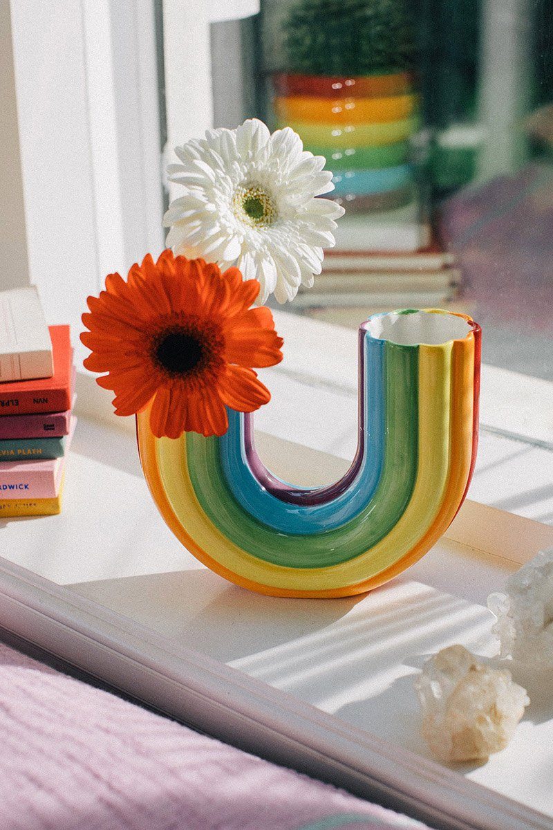 Rainbow Vase Home Decor DOIY Designs 