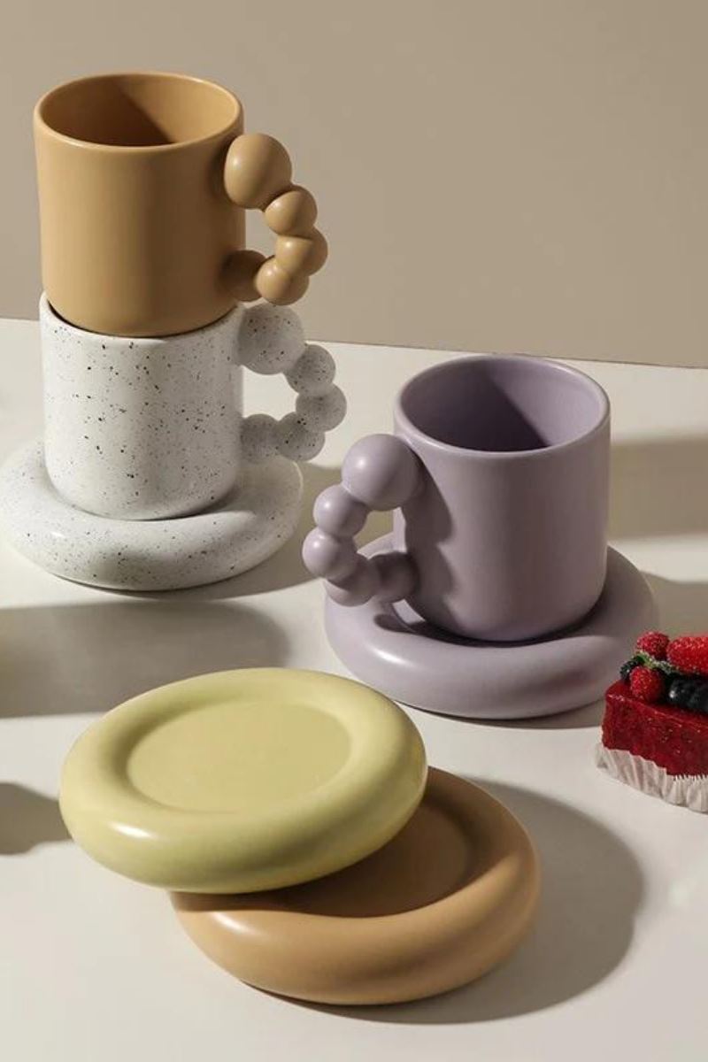 Retro Ceramic Mug Set Home Decor Filtrum Home 